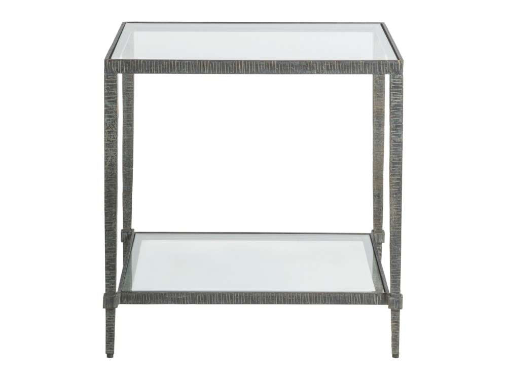 Artistica Home - Metal Designs Claret Rectangular End Table - St Laurent finish - 01-2233-953-44 veiw 2