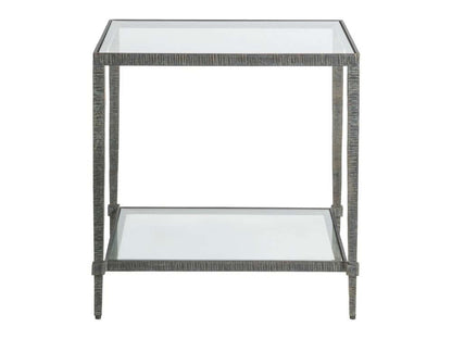Artistica Home - Metal Designs Claret Rectangular End Table - St Laurent finish - 01-2233-953-44 veiw 2