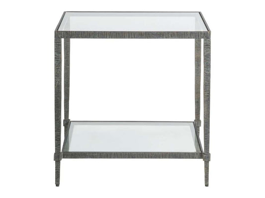 Artistica Home - Metal Designs Claret Rectangular End Table - St Laurent finish - 01-2233-953-44 veiw 2
