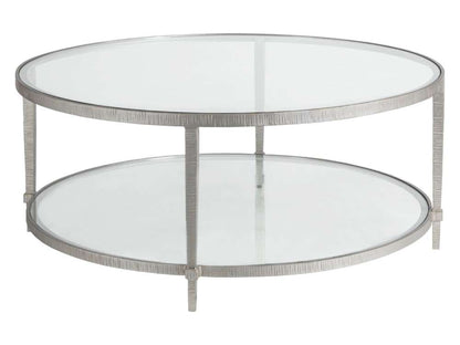Artistica Home - Metal Designs Claret Round Cocktail Table - Argento - 01-2233-943-46 veiw 1