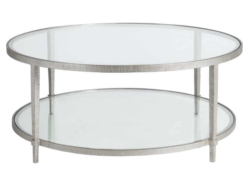 Artistica Home - Metal Designs Claret Round Cocktail Table - Argento - 01-2233-943-46 veiw 2