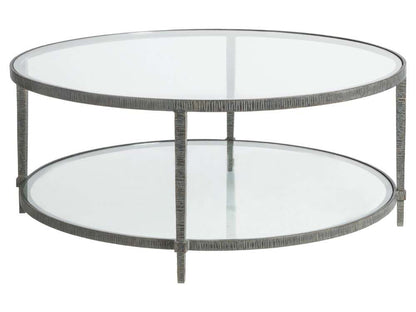 Artistica Home - Metal Designs Claret Round Cocktail Table - St Laurent finish - 01-2233-943-44 veiw 1
