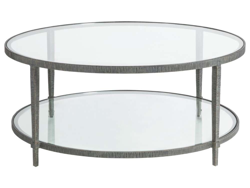 Artistica Home - Metal Designs Claret Round Cocktail Table - St Laurent finish - 01-2233-943-44 veiw 2