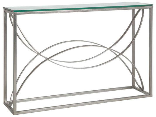 Artistica Home - Metal Designs Ellipse Console - Silver - 01-2234-966-47 veiw 1