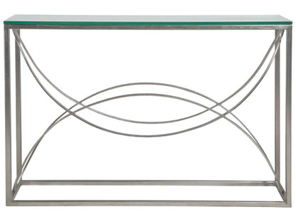 Artistica Home - Metal Designs Ellipse Console - Silver - 01-2234-966-47 veiw 2