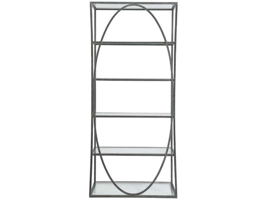 Artistica Home - Metal Designs Ellipse Etagere - St Laurent finish - 01-2234-991-44 veiw 2