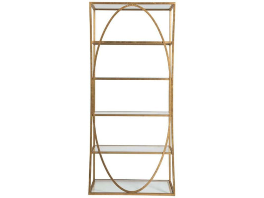 Artistica Home - Metal Designs Ellipse Etagere - Gold Leaf - 01-2234-991-48 veiw 2