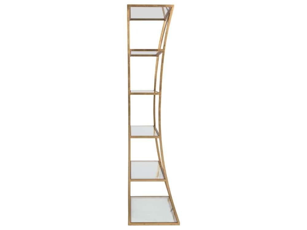 Artistica Home - Metal Designs Ellipse Etagere - Gold Leaf - 01-2234-991-48 veiw 3