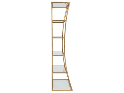 Artistica Home - Metal Designs Ellipse Etagere - Gold Leaf - 01-2234-991-48 veiw 3