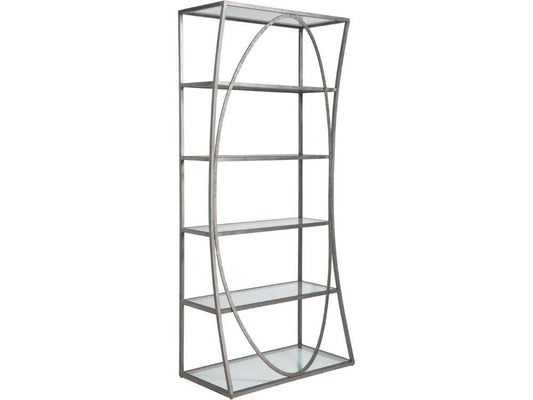 Artistica Home - Metal Designs Ellipse Etagere - Silver - 01-2234-991-47 veiw 1