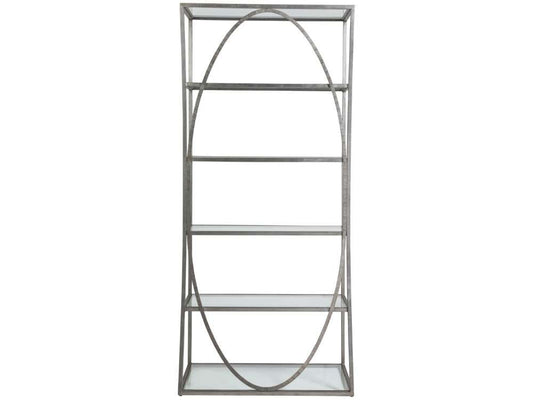 Artistica Home - Metal Designs Ellipse Etagere - Silver - 01-2234-991-47 veiw 2