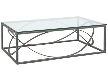 Artistica Home - Metal Designs Ellipse Rectangular Cocktail Table - St Laurent finish - 01-2234-945-44 veiw 1