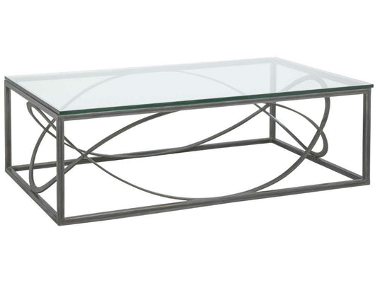 Artistica Home - Metal Designs Ellipse Rectangular Cocktail Table - St Laurent finish - 01-2234-945-44 veiw 1