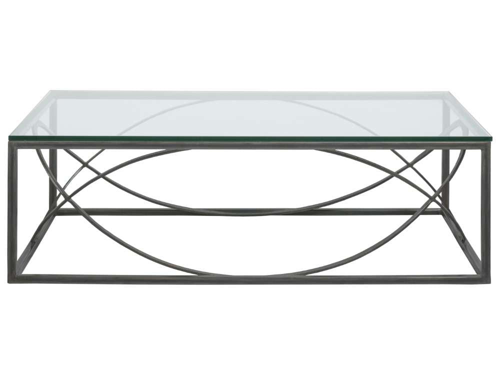 Artistica Home - Metal Designs Ellipse Rectangular Cocktail Table - St Laurent finish - 01-2234-945-44 veiw 2