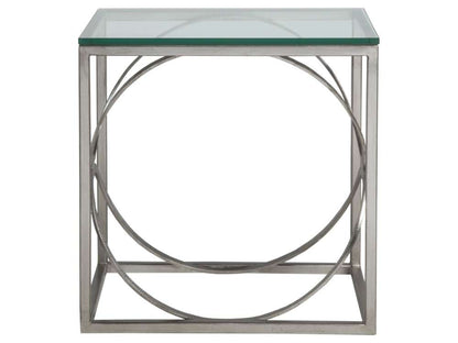 Artistica Home - Metal Designs Ellipse Rectangular End Table - Silver - 01-2234-955-47 veiw 2