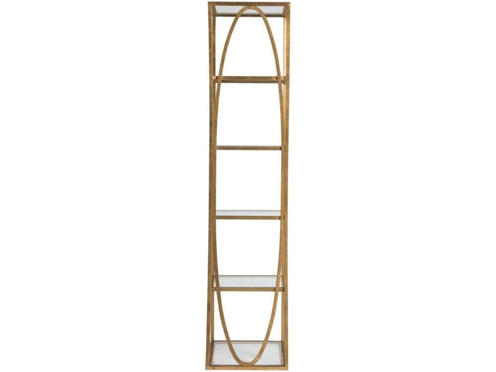 Artistica Home - Metal Designs Ellipse Slim Etagere - Gold Leaf - 01-2234-990-48 veiw 2