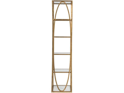 Artistica Home - Metal Designs Ellipse Slim Etagere - Gold Leaf - 01-2234-990-48 veiw 2
