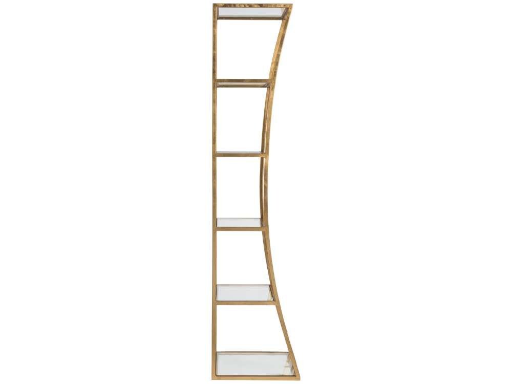 Artistica Home - Metal Designs Ellipse Slim Etagere - Gold Leaf - 01-2234-990-48 veiw 3