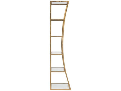 Artistica Home - Metal Designs Ellipse Slim Etagere - Gold Leaf - 01-2234-990-48 veiw 3