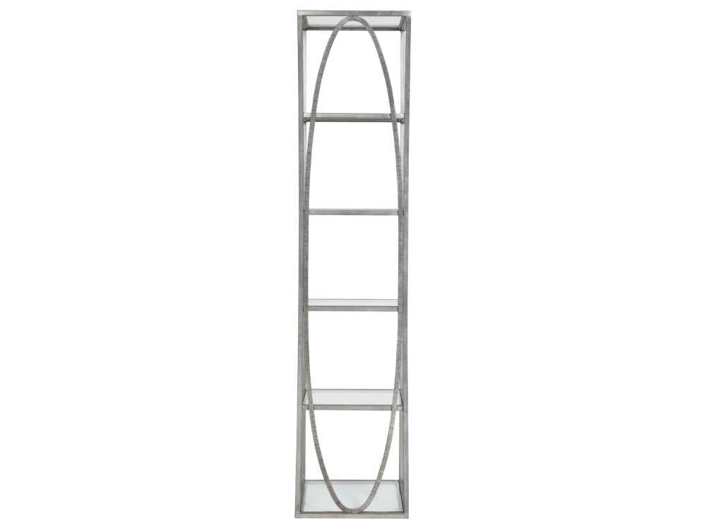 Artistica Home - Metal Designs Ellipse Slim Etagere - Silver - 01-2234-990-47 veiw 2