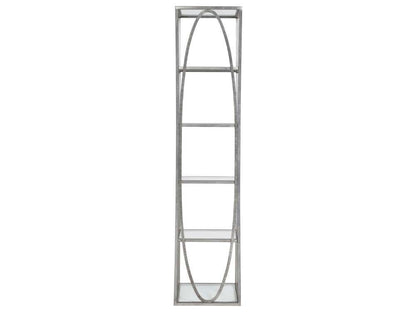 Artistica Home - Metal Designs Ellipse Slim Etagere - Silver - 01-2234-990-47 veiw 2