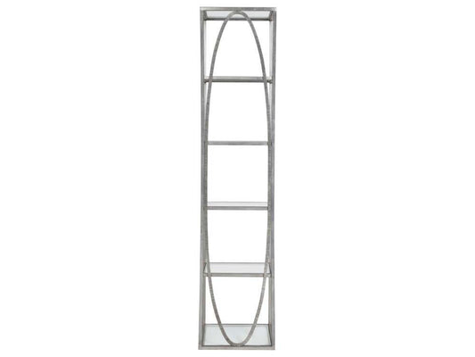 Artistica Home - Metal Designs Ellipse Slim Etagere - Silver - 01-2234-990-47 veiw 2