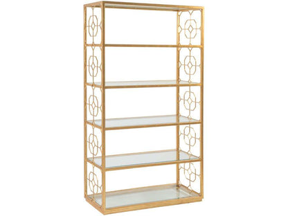 Artistica Home - Metal Designs Honeycomb Etagere - Gold foil finish - 01-2056-991-48 veiw 1