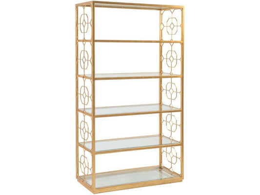 Artistica Home - Metal Designs Honeycomb Etagere - Gold foil finish - 01-2056-991-48 veiw 1