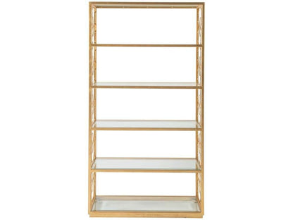 Artistica Home - Metal Designs Honeycomb Etagere - Gold foil finish - 01-2056-991-48 veiw 2