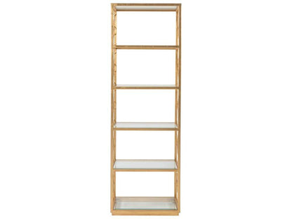 Artistica Home - Metal Designs Honeycomb Slim Etagere - Gold foil finish - 01-2056-990-48 veiw 1