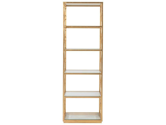 Artistica Home - Metal Designs Honeycomb Slim Etagere - Gold foil finish - 01-2056-990-48 veiw 1