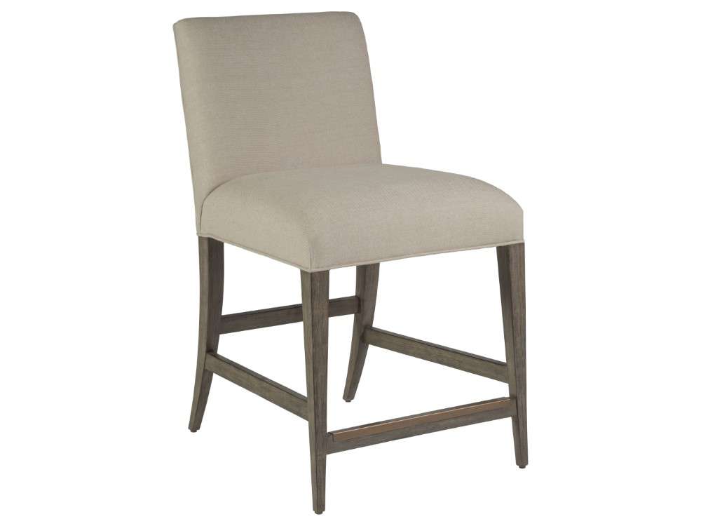 Artistica Home - Cohesion Program Madox Upholstered Low Back Counter Stool - Grigio - 01-2220-895-41-01 veiw 1