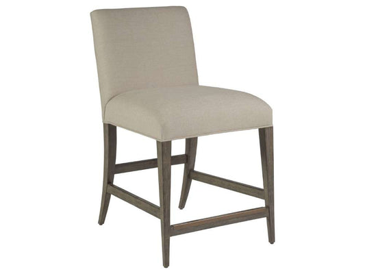 Artistica Home - Cohesion Program Madox Upholstered Low Back Counter Stool - Grigio - 01-2220-895-41-01 veiw 1