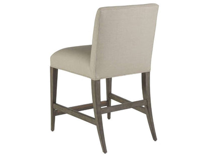 Artistica Home - Cohesion Program Madox Upholstered Low Back Counter Stool - Grigio - 01-2220-895-41-01 veiw 2