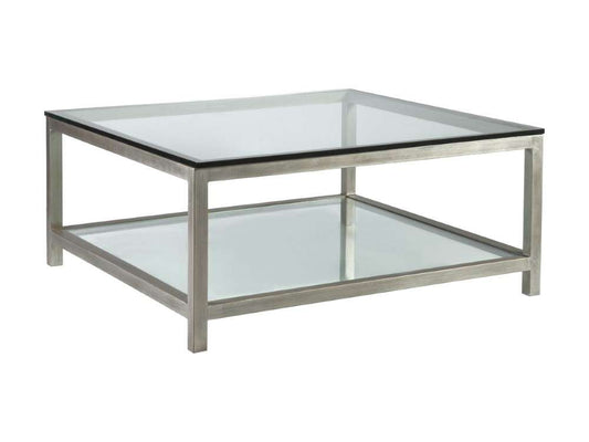 Artistica Home - Metal Designs Per Se Square Cocktail Table - Argento - 01-2013-947-46 veiw 1