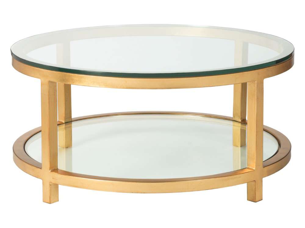 Artistica Home - Metal Designs Per Se Round Cocktail Table - Gold Leaf Finish - 01-2013-943-48 veiw 1