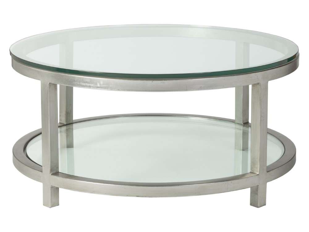 Artistica Home - Metal Designs Per Se Round Cocktail Table - Silver Leaf Finish - 01-2013-943-47 veiw 1