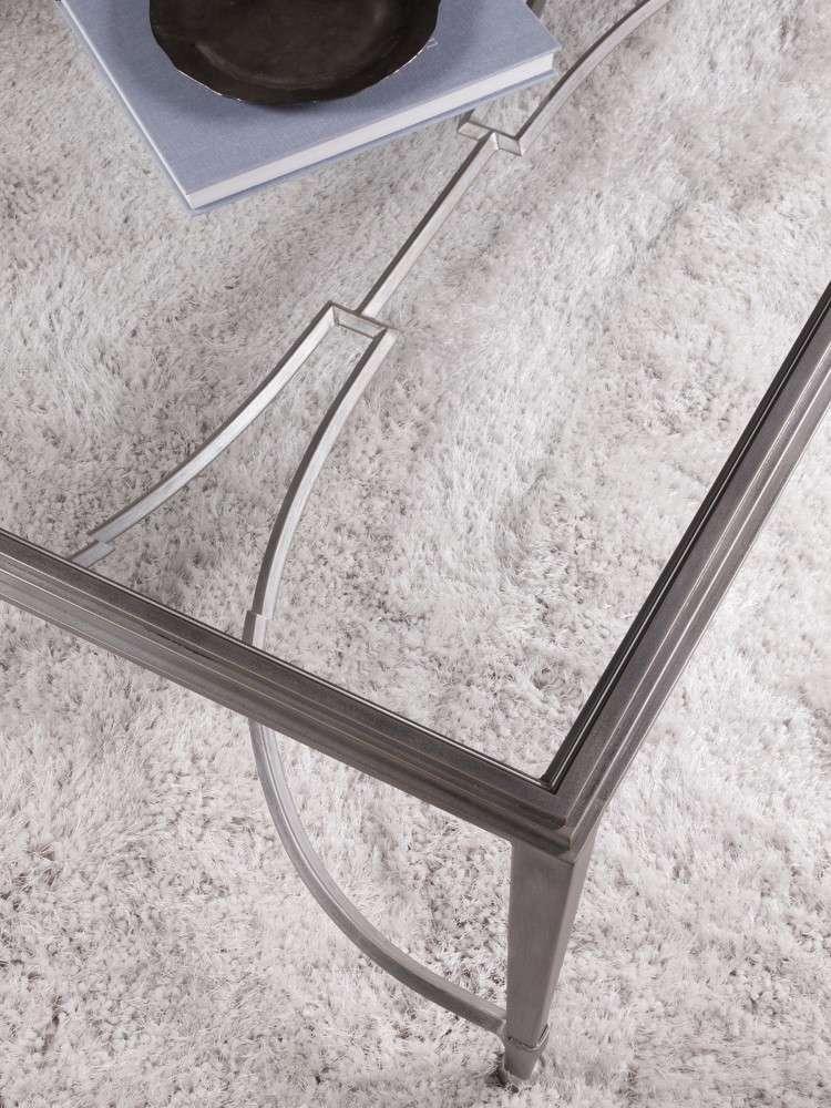 Artistica Home - Metal Designs Sangiovese Small Rectangular Cocktail Table - Argento finish - 01-2011-945-46 veiw 1
