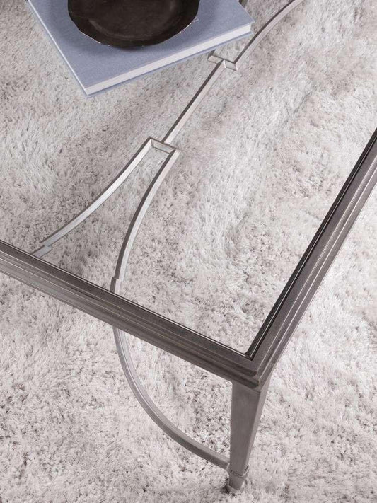 Artistica Home - Metal Designs Sangiovese Small Rectangular Cocktail Table - Argento finish - 01-2011-945-46 veiw 1