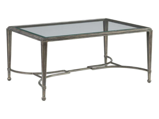 Artistica Home - Metal Designs Sangiovese Small Rectangular Cocktail Table - St Laurent finish - 01-2011-945-44 veiw 1