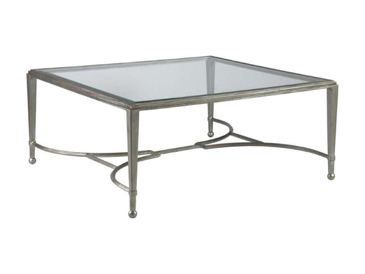 Artistica Home - Metal Designs Sangiovese Square Cocktail Table - Argento - 01-2011-947-46 veiw 1