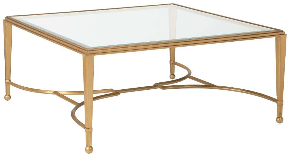 Artistica Home - Metal Designs Sangiovese Square Cocktail Table - Gold Leaf Finish - 01-2011-947-48 veiw 1