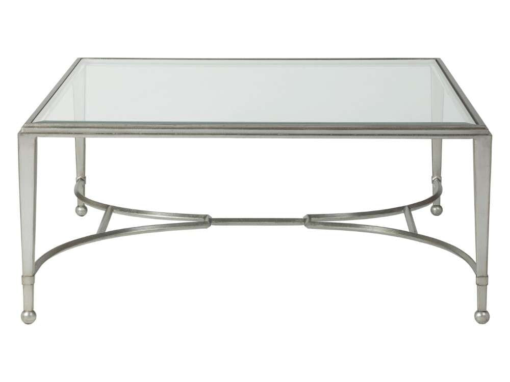 Artistica Home - Metal Designs Sangiovese Square Cocktail Table - Silver Leaf Finish - 01-2011-947-47 veiw 1