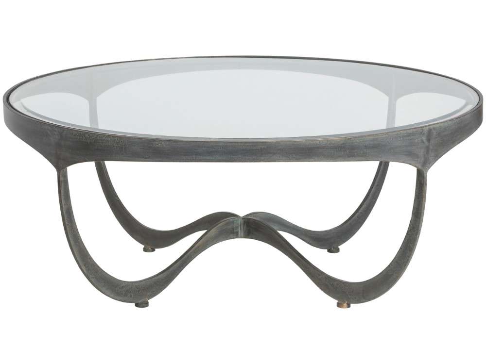 Artistica Home - Metal Designs Sophie Round Cocktail Table - St Laurent finish - 01-2232-943-44 veiw 2