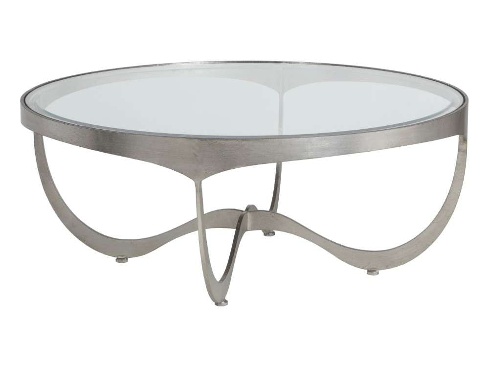 Artistica Home - Metal Designs Sophie Round Cocktail Table - Silver - 01-2232-943-47 veiw 1