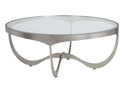 Artistica Home - Metal Designs Sophie Round Cocktail Table - Silver - 01-2232-943-47 veiw 1