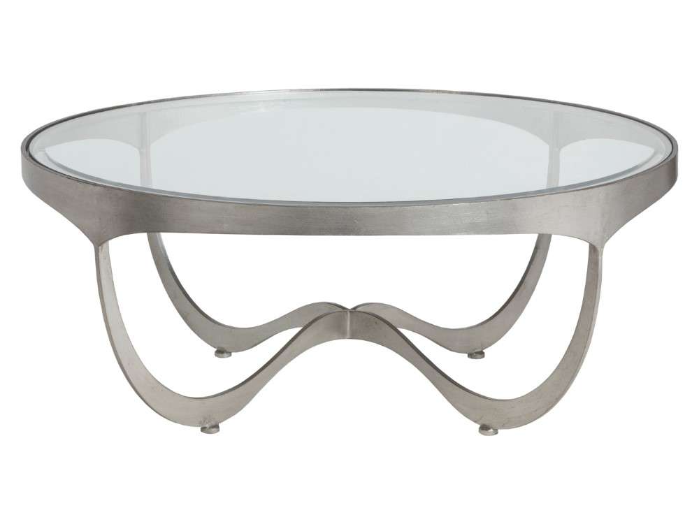 Artistica Home - Metal Designs Sophie Round Cocktail Table - Silver - 01-2232-943-47 veiw 2