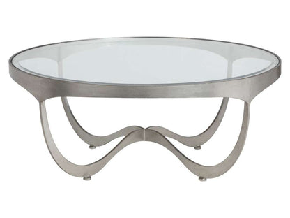 Artistica Home - Metal Designs Sophie Round Cocktail Table - Silver - 01-2232-943-47 veiw 2