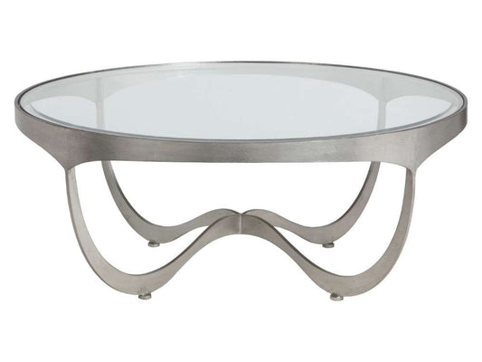 Artistica Home - Metal Designs Sophie Round Cocktail Table - Silver - 01-2232-943-47 veiw 2
