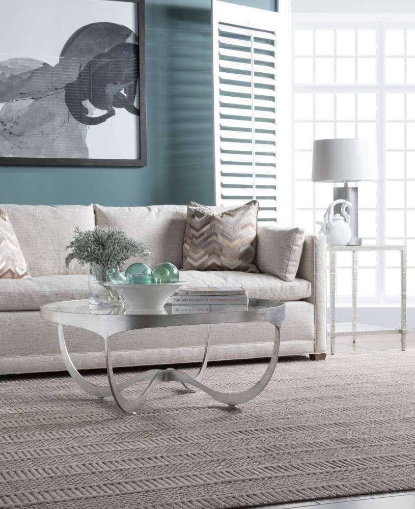 Artistica Home - Metal Designs Sophie Round Cocktail Table - Silver - 01-2232-943-47 veiw 3
